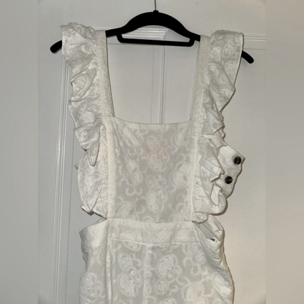 RE:NAMED Ruffle Overall Jumpsuit - NEW - Picture 8 of 10